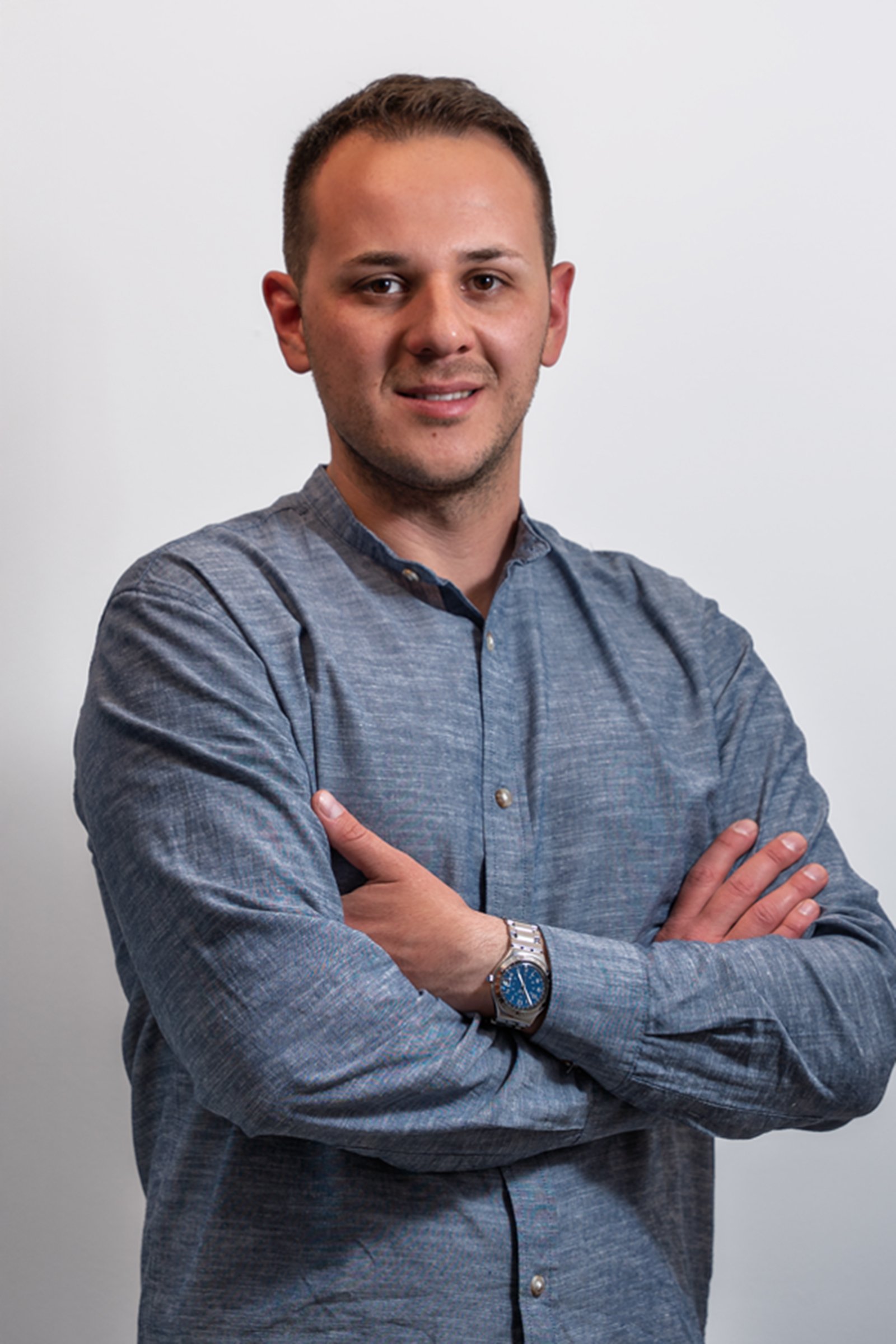 Ritratto di Roberto, fotografo di Sockey Studio